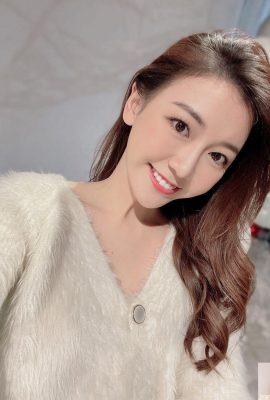 Güzel kız “Lin Zhiyun” parlak bir gülümsemeye ve tatlı bir gülümsemeye sahip! Görünüşü insanı eritiyor (10P)
