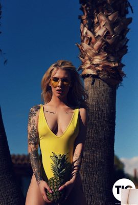 ThisisGlamour – Saskia Valentine – Saskia Valentine ve Ananas