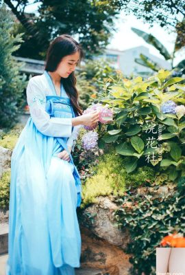 [浣花社]Antik tarz Hanfu – Mao Xinyi’de genç model (45P)