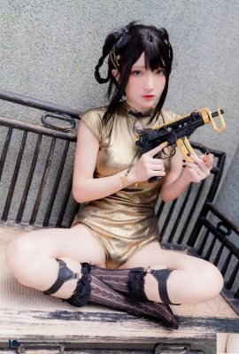 Silahla oynayan kız kardeş-Xiao Ding (30P)