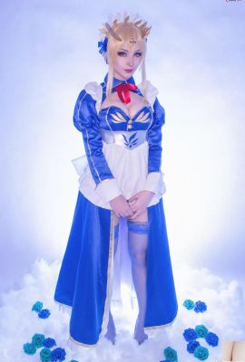 Shiro Kitsune (Shiroktsne) cosplay Artoria Pendragon Hizmetçi – FateGrand Order (60P)