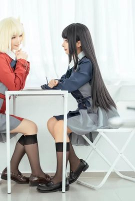 Chunmomo (İngilizce) ve Taoliangazhai Cosplay Chisato ve Takina – Lycoris Recoil (58P)