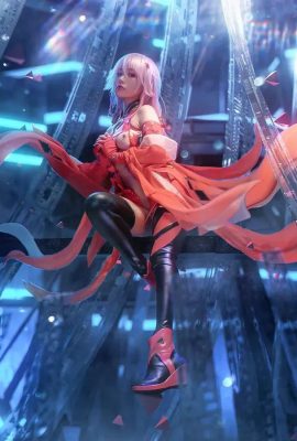 Nekokoyoshi (Patlayıcı Kız Nya Xiaoji) Cosplay Inori Yuzuriha – Guilty Crown (51P)