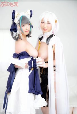 2 sevimli Japon kızın Cosplay fotoğraf albümü (70P)