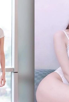 Ateşli model “Sonbahar Miki” mükemmel kıvrımlarını sergiliyor ve seksi! “İnce Güzel Bacaklar + Tatlı Popo” Sunumu (12P)