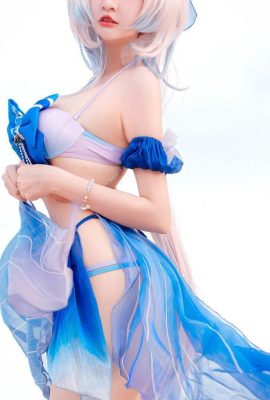 Bilinmeyen Cosplayer cosplay Kokomi Bikini – Genshin Impact (21P)