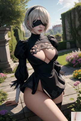 2B (Yoroha No.2 Tip B, NieR: Otomat)