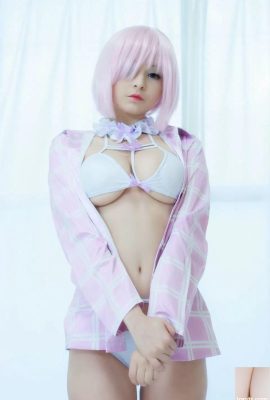 Mashu Kyrielight Cosplay tarafından Hidori Rose (pembe) (41p)