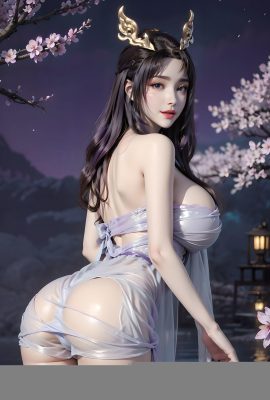 (AI üretildi) Mükemmel Dünya Tianfox Fairy Tulle 2