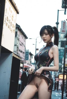 badbro_hong kong caddesi cheongsam işemek