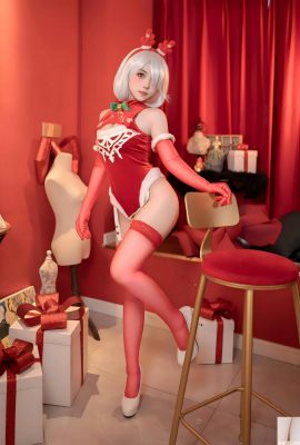 (Çevrimiçi Koleksiyon) Refah Girl Bonnie'nin “Noel Kırmızı Elbise” VIP Exclusive (135p)