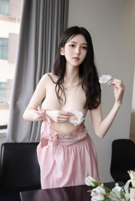 (İnternette Koleksiyon) Xiuren'in Güzel Modeli Bai Xiaodie'nin “Pembe Peri Elbisesi” özel olarak çekildi (96p)