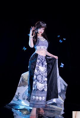 Qianpantian Deerzi – Miaojiang mavi kelebek (52p)