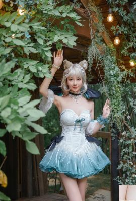 (Çevrimiçi koleksiyon) Nnian Cosplay Lynette – Genshin Impact (64P)