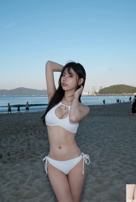 “Yixuan”ın tatlı gülümsemesi çok çekici, narin beyaz vücudu gözler için bir ziyafet (10P)