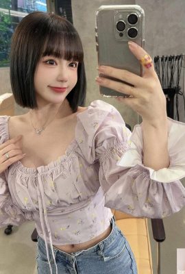 “Ninizi” aşırı kıvrımlarını sergiliyor! Yuvarlak ve güzel göğüsler çok şiddetli (10P)