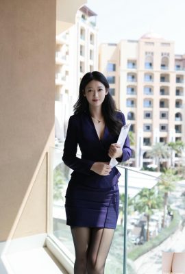 (Çevrimiçi koleksiyon) Tang Anqi seksi iç çamaşırı seti (85P)