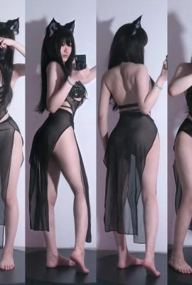 (Çevrimiçi koleksiyon) Takahashi Chirin – sihirli ejderhanın en son üç seti + siyah ceket + siyah gazlı bez oyuk eğlencesi (100P)