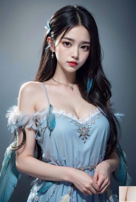 ★PATREON★ (AI Kaori) Set 1 – Mavi İç Çamaşır