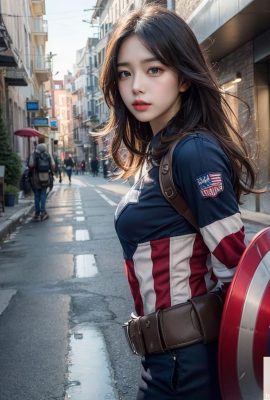 ★PATREON★ (AI Kaori) Set 1 – Bayan Kaptan Amerika