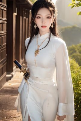 gufeng kadın kılıç standı