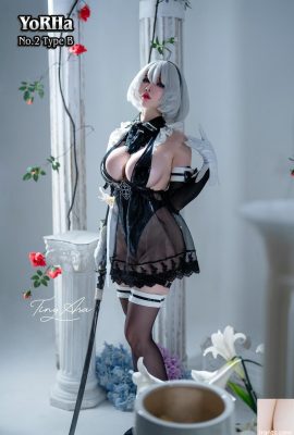 (Çevrimiçi koleksiyon) Tiny Asa アサ(tiny.asababy) cosplay 2B – NierAutomata (85P)