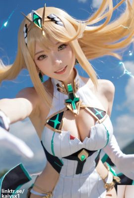 ★Pixiv★ (Kaiysx) Mythra Xenoblade Seksi Bebek